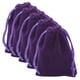 thumbnail image 1 of Bolsas de terciopelo para collares MiniVelvPurple 5Pzas Morado 7.2x9cm Terciopelo Bolsa Organza., 1 of 2