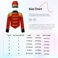 thumbnail image 7 of JanJean Marching Band Costume for Kids Boys Drum Major Uniform Tassel Jacket Coat with Cap Set A Red 10, 7 of 7