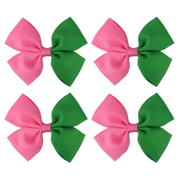 SAVITA 4pcs Witch Hair Bow Clips, Cartoon Theme Hair Bows Clips Aesthetic Witch Decoration Accessories for Woman & Girl Costume