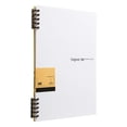 thumbnail image 2 of 1Pcs B5 Refillable Spiral Notebook, 18.4x26.2cm/7.24x10.31in Lined Journal with 5-Ring Binder, Transparent Hardcover for Writing & Planning, 2 of 9