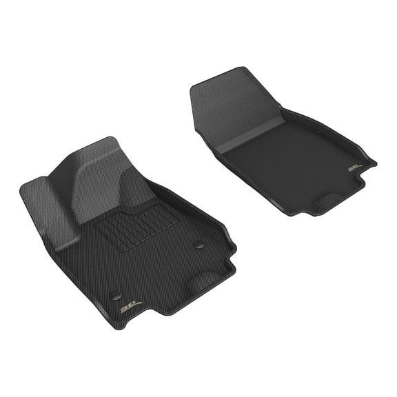 3D MAXpider Kagu Floor Mat (Black) Compatible with Chevrolet Equinox EV 2024-2026 - Front Row