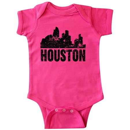 

Inktastic Houston Skyline Grunge Gift Baby Boy or Baby Girl Bodysuit