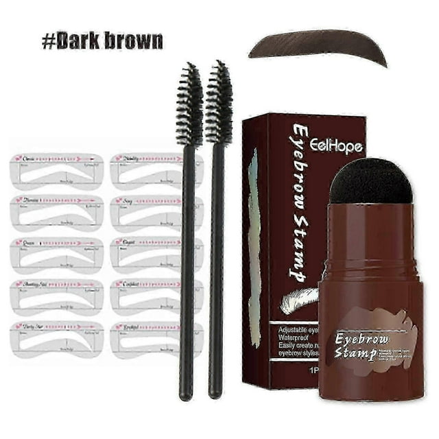 Brow Print Set Quick Brow Makeup Lazy Hairline Powder Repair Natural Waterproof Contouring Shadow