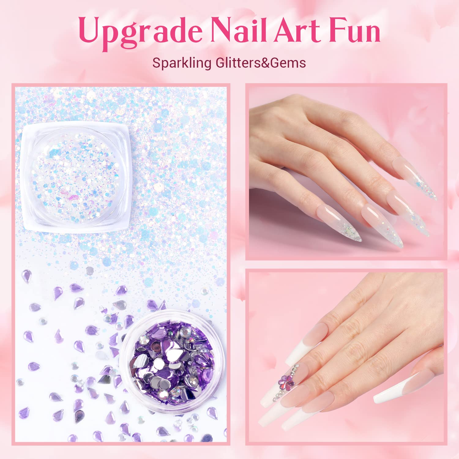 Modelones Poly Nail Gel Kit with Lamp & Extensions photo 4