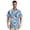 Abstract Sea Wave, variant on Men's Casual Button Down Shirts Short Sleeve Summer Hawaiian Beach Shirt, Neon Guitar and Skull