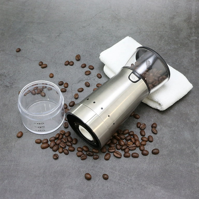 Cordless Coffee Grinder Electric, USB Rechargeable Coffee Bean Grinder with  Removable Bowl