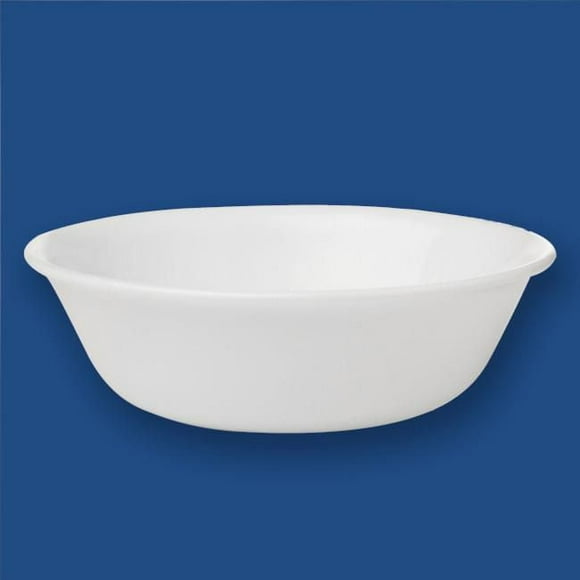 Corelle Winter Frost White 10 oz Glass Fruit Bowl, 10oz White Round Fruit Bowl