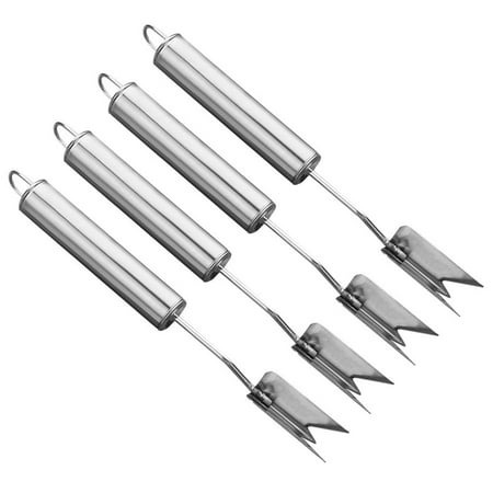 

4 Pcs Stainless Steel Pineapple Cutter Fruit Peeler Potato Corer Pineapple Cutter Knife Stainless Steel Fruit