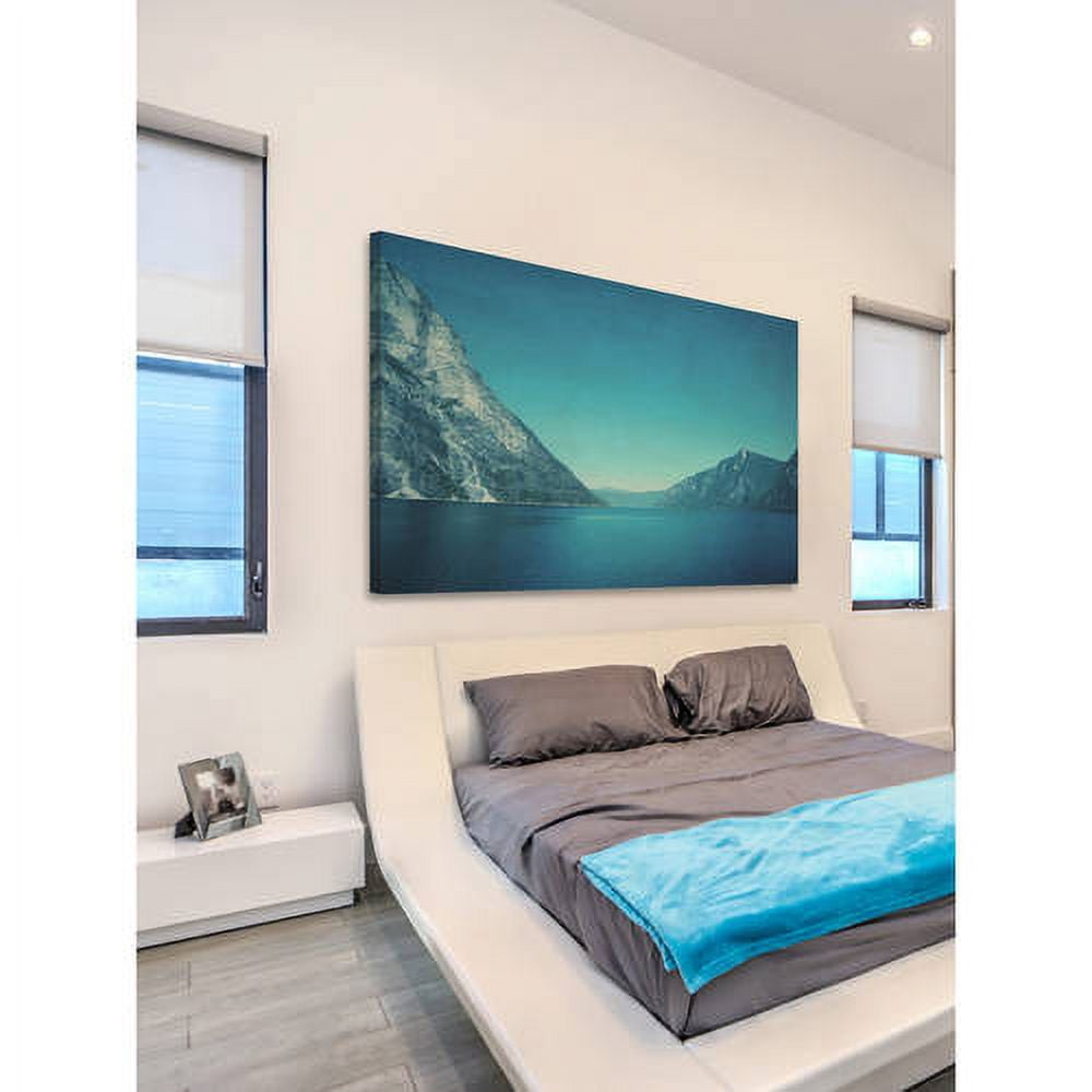 "Mountain Blues" by Ingrid Beddoes Painting Print on Wrapped Canvas