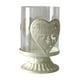 thumbnail image 5 of Candelero Con Pantalla De Cristal, Soporte Para Velas Para Decoración Navideña, Corazón Del Hotel mayimx Portavelas de hierro, 5 of 9