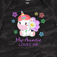 thumbnail image 4 of Inktastic My Auntie Loves Me- cute unicorn Boys or Girls Baby Bodysuit, 4 of 5