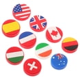 thumbnail image 5 of 10 PCS Silicone Tennis Racket Vibration Dampeners Round Shape National Flag Pattern Tennis Racquet Absorbers Tennis Racket Strings Dampers for Players, 5 of 5