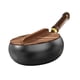 thumbnail image 1 of Wok de hierro para cocinar chino, wok, utensilios de cocina, cocina de inducción a gas hirviendo, fondo plano 30 centímetros, 1 of 9