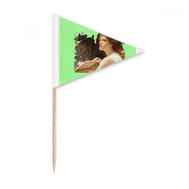 sagittarius agriculture kingship sp Toothpick Triangle Cupcake Toppers Flag