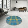 thumbnail image 3 of Ahgly Company Indoor Rectangle Patterned Blue Novelty Area Rugs, 2' x 4', 3 of 6