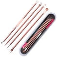 thumbnail image 1 of Removal Kit, 4Pcs Non Allergic Stainless Steel Easy Use Blackhead Remover Tool Kit  for Face Cleaning, 1 of 8