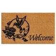 thumbnail image 1 of Calloway Mills 101931729 17 x 29 in. Hummingbird Welcome Rectangular Doormat, Natural & Black, 1 of 2