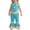 Green, variant on Ahabrexf Baby Girl Summer Outfit 1 Shoulder Strap Sleeveless Top and Pants 2-Pc Set for 0-3 Years Old
