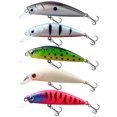 thumbnail image 1 of Señuelo Hundimiento Lento Ygjytge Cebo Duro Artificial 5 Uds. Pesca Con Ojos 3D para Trucha Lubina, 1 of 9