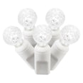 thumbnail image 2 of Vickerman 100 Pure White G12 LED Single Mold Light on White Wire, 34' Christmas Light Strand, 2 of 2