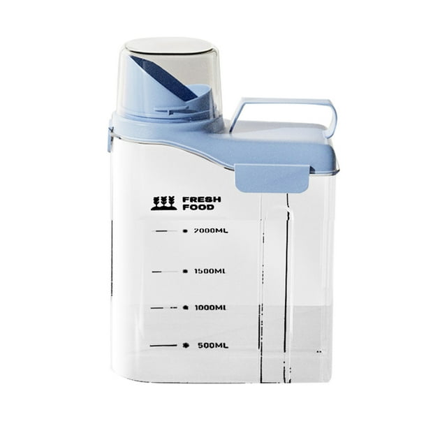 PP Material Airtight Pet Food Storage Container Triple Lock Lid Large Capacity for Dry Kibble Rice Cereal