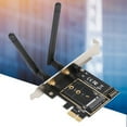thumbnail image 3 of PCI-E 1X To KEY A-E Expansion Adapter, PCI-E To NGFF M.2 Adapter Card Wear Resistant Stable WIFI Wireless ABS  For WINXP, 3 of 8