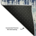 thumbnail image 5 of Addison Rugs Mayfield Premium Machine Washable Transitional Stripes Blue Rectangle Rug, 8' x 10', 5 of 6