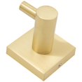 thumbnail image 3 of Vienna Robe Hook, Satin Brass by Stone Harbor Hardware, 3 of 4