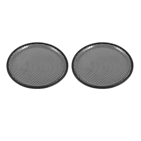 Unique Bargains 10  Dia Metal Mesh Round Car Woofer Cover Speaker Grill Black 2 Pcs price history on PriceWatchPro