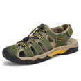 thumbnail image 2 of Kricely Men's Closed Toe Water cowhide Sandal, 2 of 5