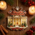 thumbnail image 2 of BSJJY 2026 USA 250th Anniversary Christmas Ornament, Acrylic Commemorative Decor 1776-2026, Collectible Gift for Holiday Party and Milestone Historical Event, 7.9IN (H), 2 of 5