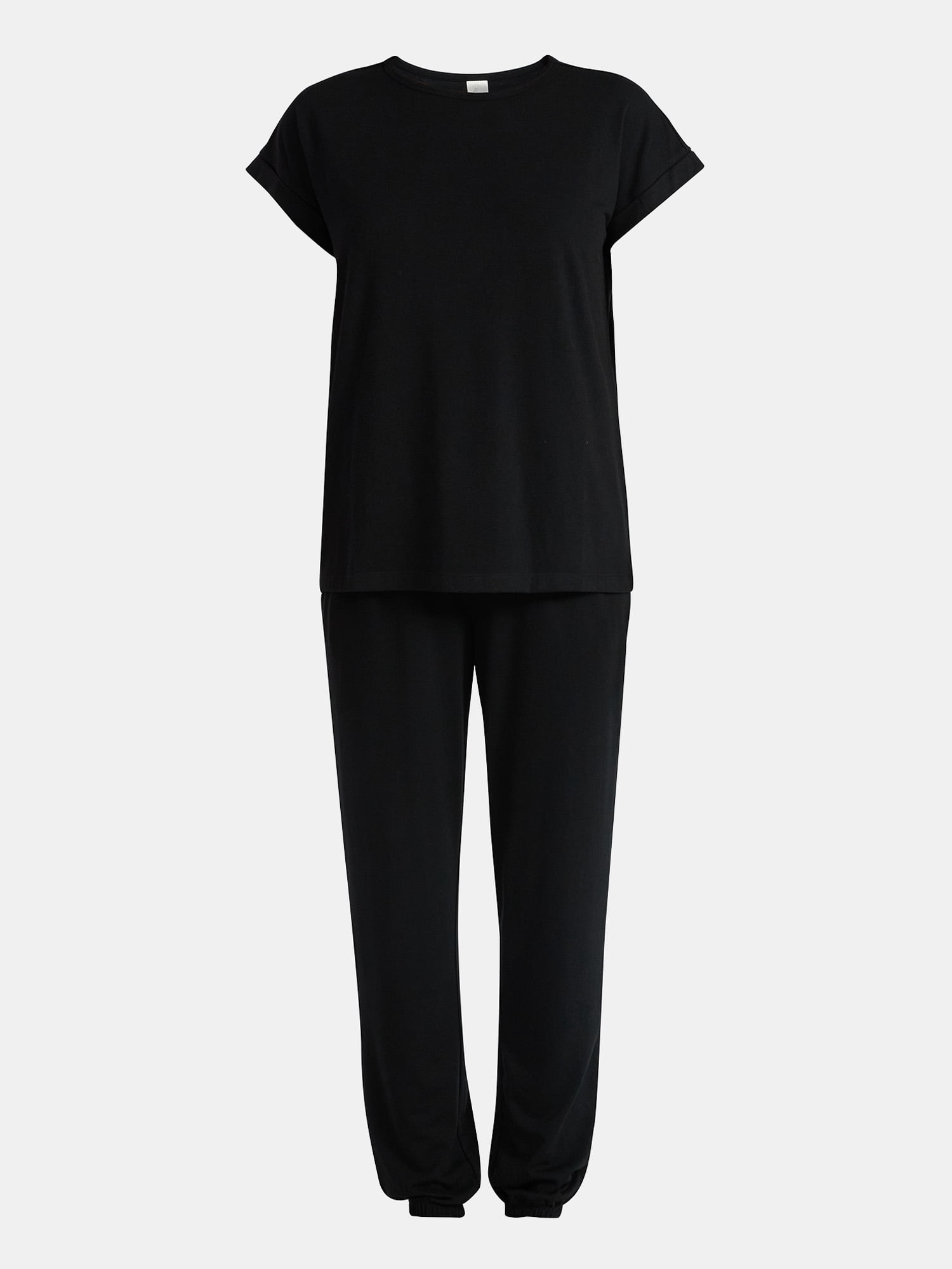 Lissome Women’s Super Soft Jersey Knit Dolman Sleep Top and Jogger Pants Pajama Set, 2-Piece, Sizes S-3X