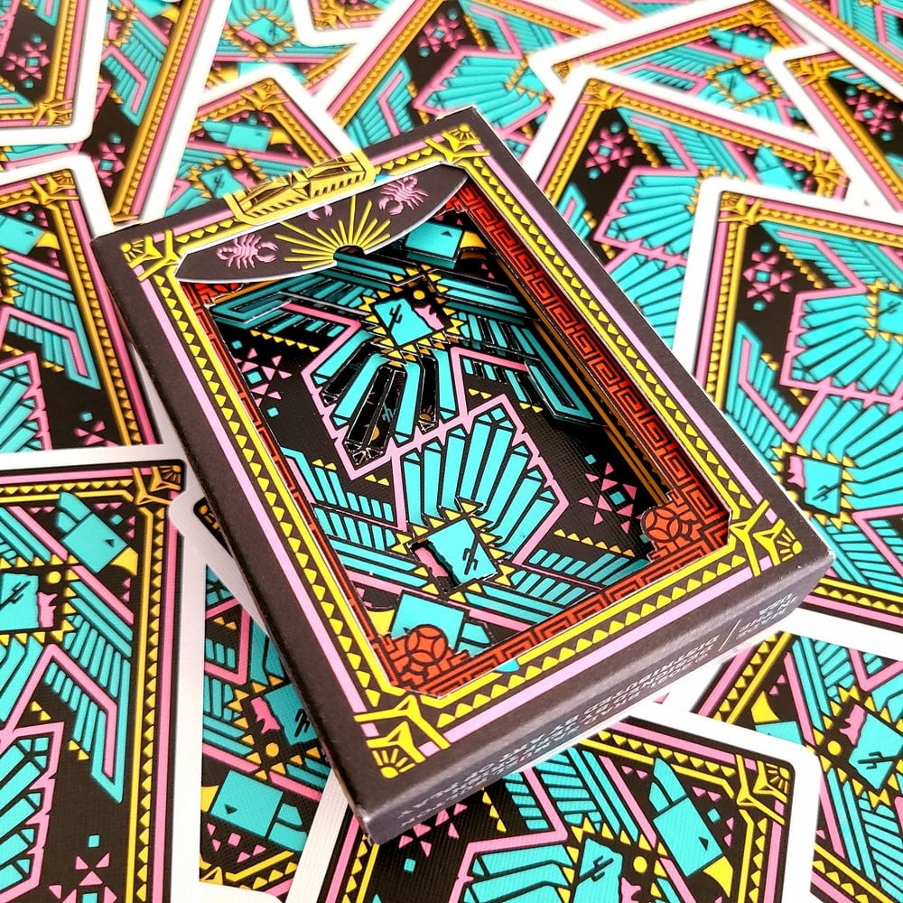 Evolution hand cut playing cards by 3Decks Designs-Thunderbird Room, Chinatown