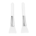 thumbnail image 1 of 2 Paquetes de Cepillo de Silicona para Mascarilla Facial Sin cabellero, Cepillo r de Maquillaje, Cepillo de material tierra para Mascarilla con de Plás - Blanco claro Salvador Cepillo de mascarilla facial, 1 of 7