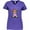 Purple, variant on Inktastic Love Bug Yorkie Women's V-Neck T-Shirt