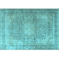 thumbnail image 1 of Ahgly Company Indoor Rectangle Persian Light Blue Traditional Area Rugs, 8' x 12', 1 of 4