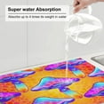 thumbnail image 6 of Balery Design Name Drying Mat For Kitchen Counter, 18x24 Inch Summer Ultra Absorbent Home Dish Drainer Mats Plate Holder, 6 of 9