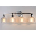 thumbnail image 3 of 11324CLPC Maxim Lighting Hollow-4 Light Bath Vanity-31 Inches wide by 10 inches high, 3 of 5