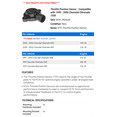thumbnail image 2 of Throttle Position Sensor - Compatible with 1999 - 2006 Chevy Silverado 1500 2000 2001 2002 2003 2004 2005, 2 of 2