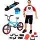 thumbnail image 1 of Click N 'Play Sports & Adventure Bike & Skateboard Juego de figuras de acción de 12 "con accesorios Click N' Play 810301030565, 1 of 1