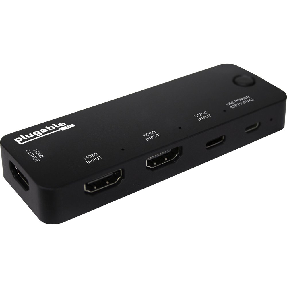 Plugable HDMI Switch With USBC 3840 ?? 2160 4K 3 x 1 1 x HDMI