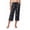 Black Stars, variant on Womens Pajamas Pants Capri Pj Bottoms with Pockets Comfy Drawstring Printed Lounge Soft Sleep Pants
