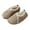 Khaki, variant on purcolt Men's Fuzzy Slippers Cozy Comfy Slip-on Slippers Indoor Outdoor Soft Warm Winter Home Shoes with Anti-Skid Sole Gifts for Men Father Dad