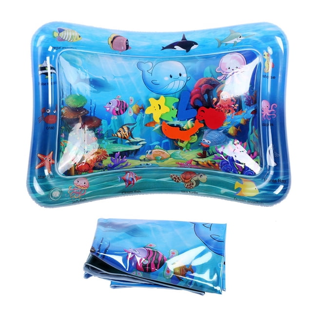 Alfombra inflable para juegos acuáticos para bebés y niños pequeños, herramienta de actividad para el crecimiento de los niños