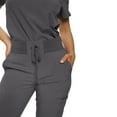 thumbnail image 4 of Monarch Uniforms Stretchy Scrubs Women's Jogger Scrub Set In Regular and Petite Jogger Scrubs with Tuck-In Top for Women, 4 of 5