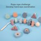 thumbnail image 4 of Juego de tuercas divertidas para niños, coordinación mano-ojo, desarrollo intelectual, tuerca de madera, juguete que empareja, 1 Juego, 4 of 5