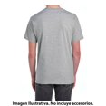 thumbnail image 3 of Playera Fruit of the Loom Para hombre cuello v, algodón sustentable, gris jaspe, talla G, 3 of 4