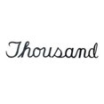thumbnail image 1 of Montague Metal Products  Script Modern House Number Thousand, 1 of 1
