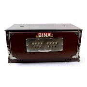 Professional BINA 7 Stopper 3 Multifold Bellow 39 Keys Double Reeds Harmonium