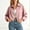 Pink, variant on Womens Bomber Jacket Zip up Lapel Collar Long Sleeve Cropped Coat with Pockets Fashion Casual Outerwear for Fall Winter Yellow